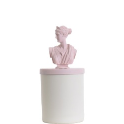 Bomboniera matrimonio Chiaraela candela Artemide rosa bicolore